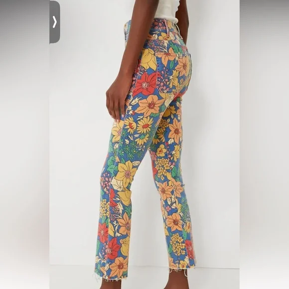 Mother floral Hustler Patch jeans - Picture 3 of 6